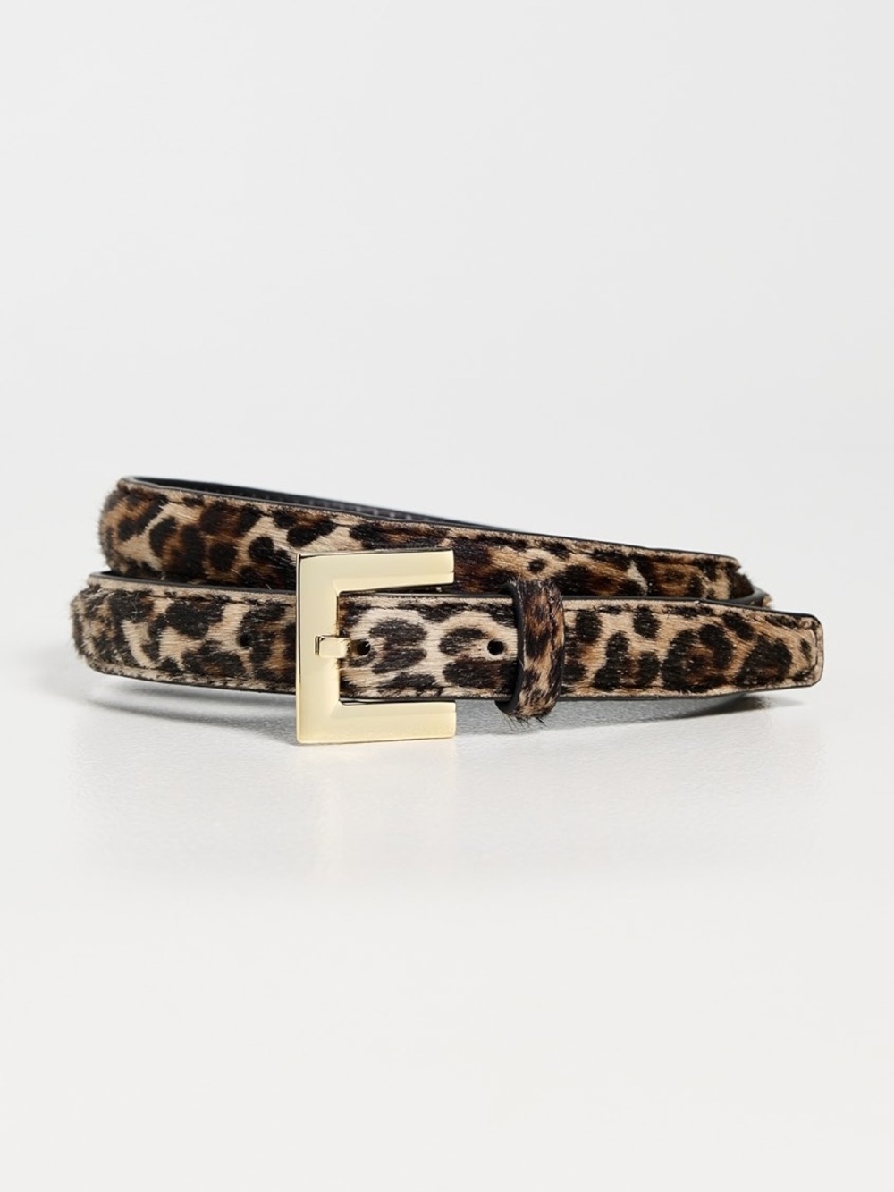 Anine Bing Nicola Link Belt in Leopard